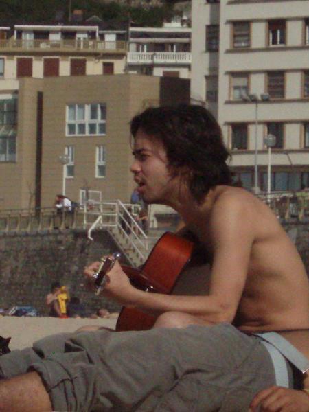 Guitar on the Beach