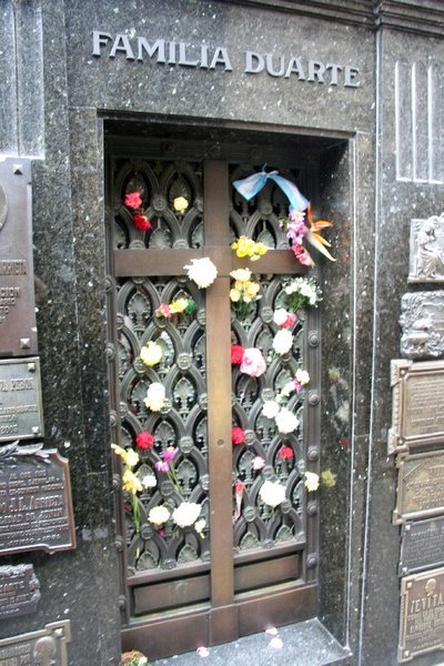 Eva Peron's Tomb at Recoleta Cemetary 