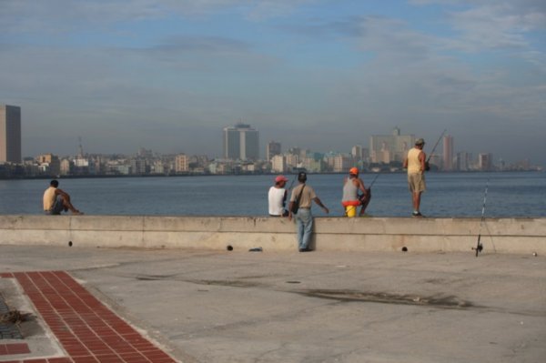 Fishing off The Malecon