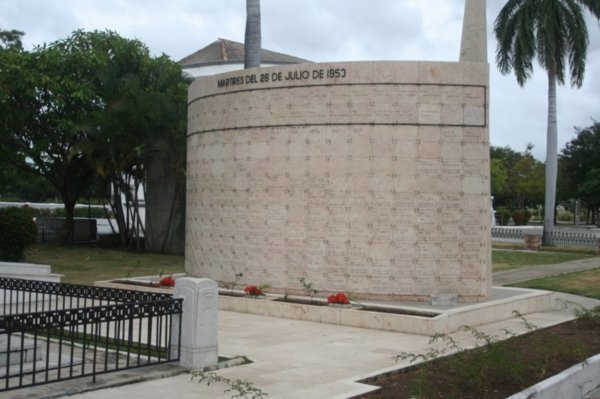 Memorial to martyrs of the Moncada attack