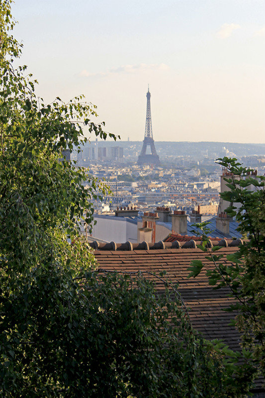 Paris - Eiffel Tower from Montmartre