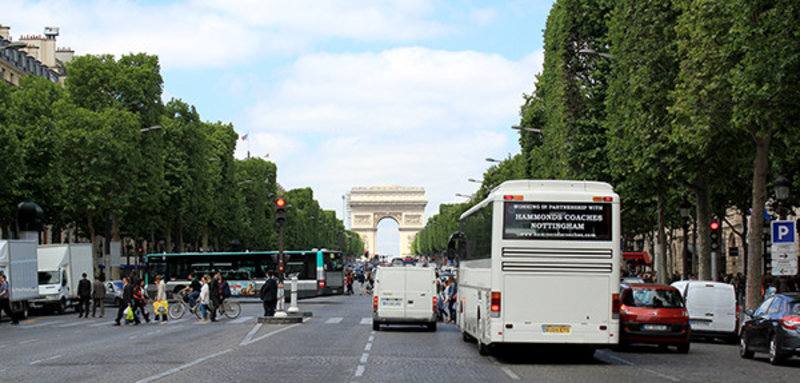 Paris - Arc de Triomphe From Champs Elysees