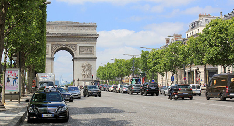 Paris - Arc de Triomphe From Champs Elysees