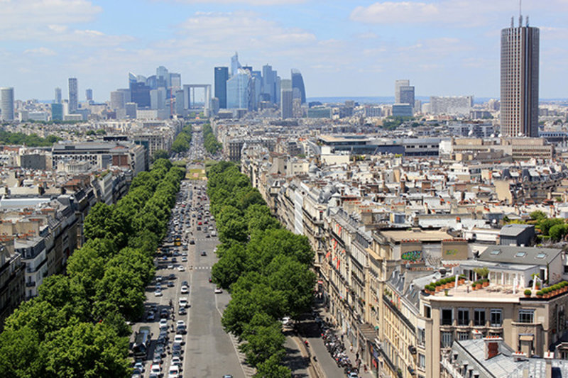 Paris - View From Arc de Triomphe
