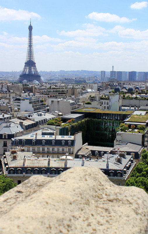 Paris - Eiffel Tower From Arc de Triomphe