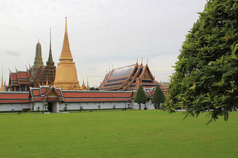 Outside the Grand Palace & Wat Phra Kaew