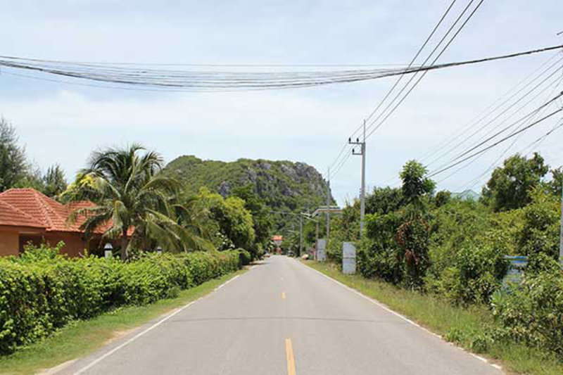 A typical road in Pranburi