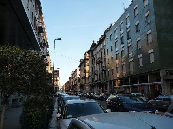 street in the center of Milano