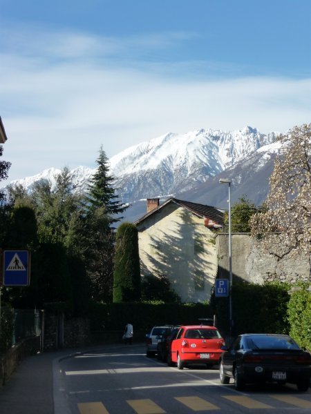 residential street in Locarno