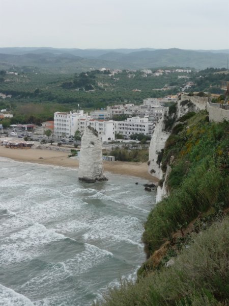 another view of the famous Vieste rock formation