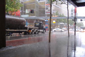 Down pour..it was snowing in Melbourne... - Sydney