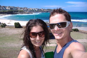 Bronte beach me and Addy! canada misses you! - Sydney