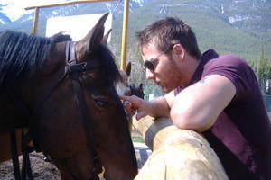 rob and mr.horse