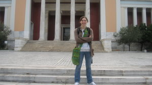 Me in front of The National Archaeological Museum