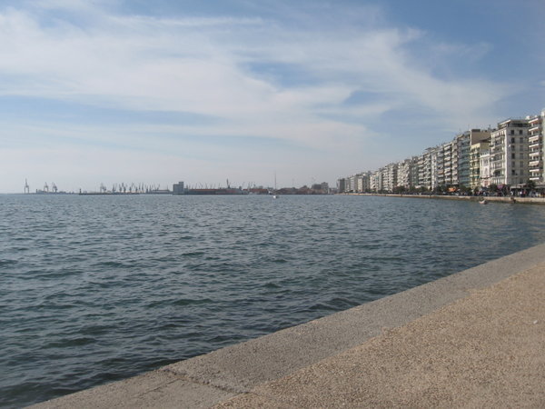 waterfront in Thessaloniki