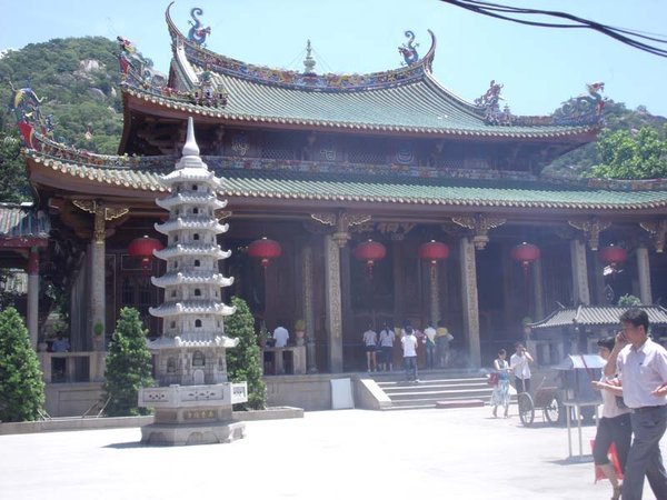 Buddhist temple in Xiamen.