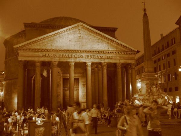 The Pantheon by Night