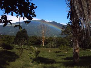 Rainbow over Volcan