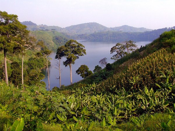 One of the Kasenda Crater Lakes