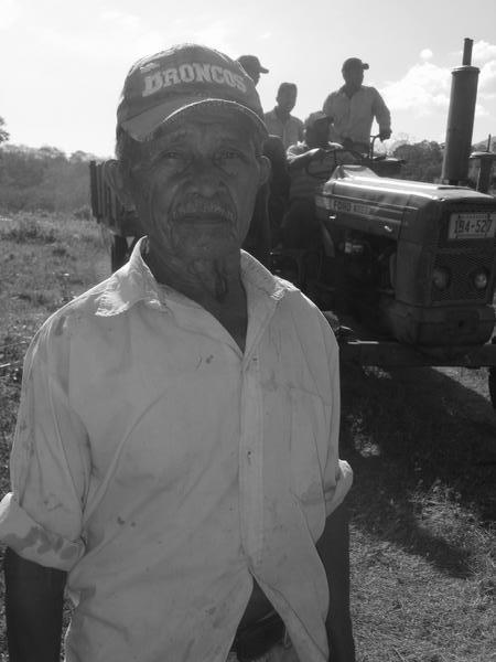 Nicaraguan field worker