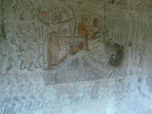 Reliefs in Angkor Wat