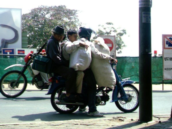 A Typical Moped Load