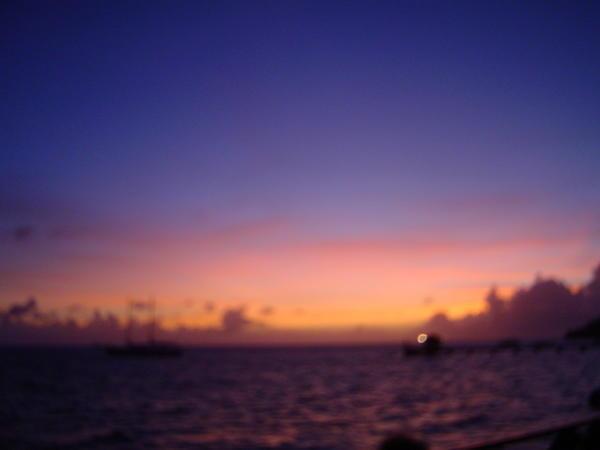 Mana Island Sunset