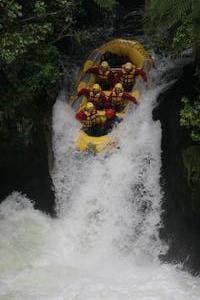 Going over the 7 meter falls