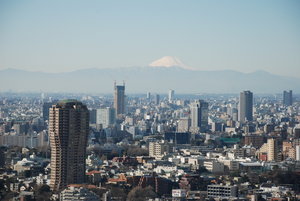 Mt Fuji from Tokyo Tower