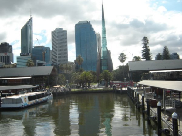 Swan Bell tower from Perth harbour