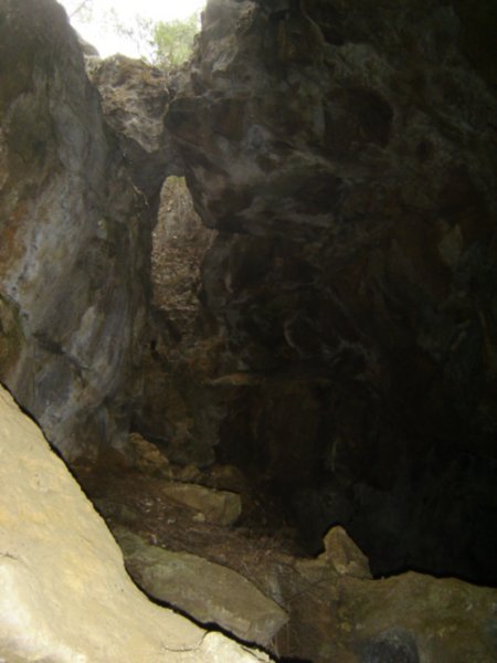 Entrance to cave