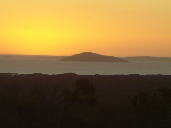 Sunset over Lucky Bay