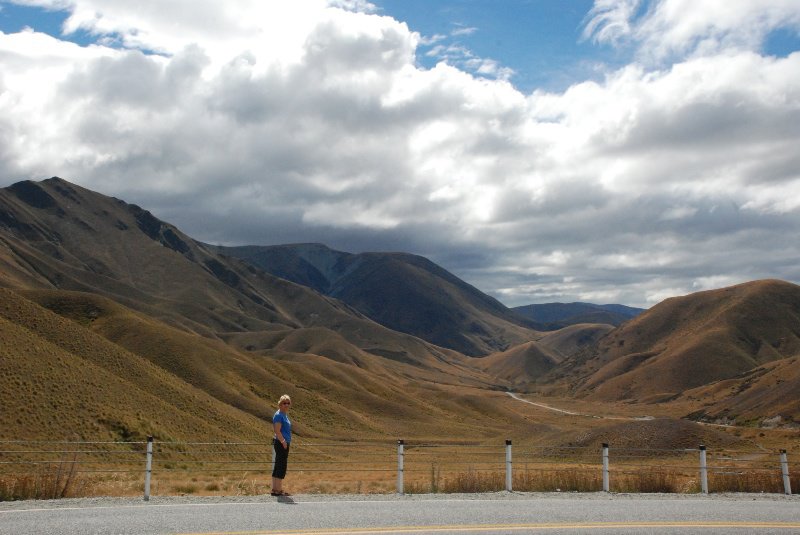 Lyn's favourite road - The Lindis Pass