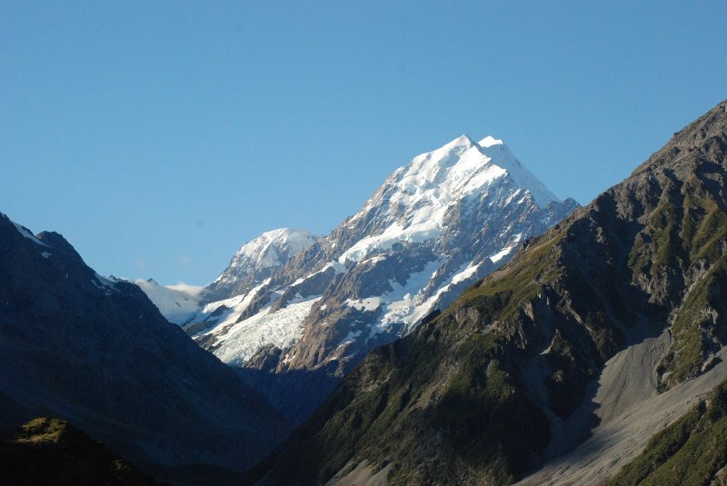 Mt Cook from the bedroom balcony