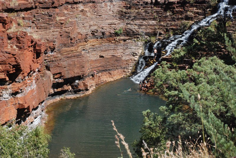The waterfall at Dale Gorge