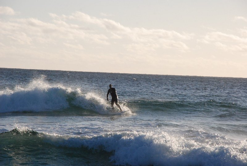 Surfers at Redgate