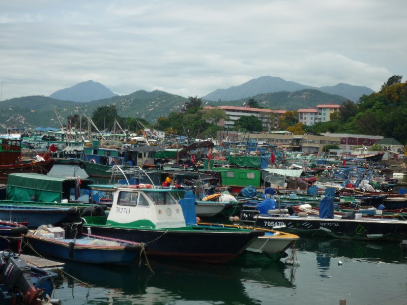 The fishing harbour