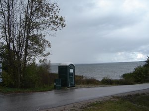 Tay Shore Trail - porta potty