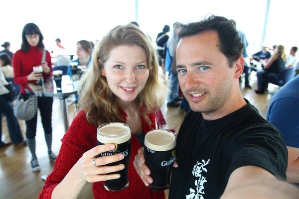 At the Guinness factory, Dublin