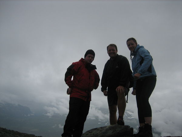On top of Besseggen Ridge.