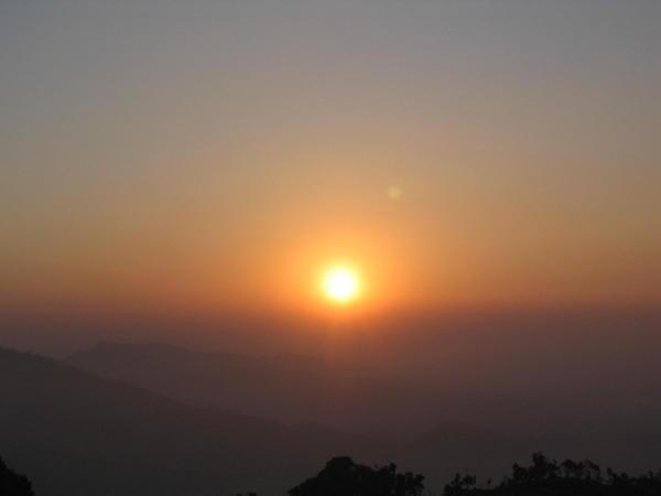 Sunrise in the Annapurna range