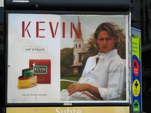 Kevin - what every young Argentian man is currently splashing on his face