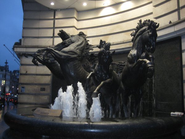 Random Horse Statue in Piccadilly