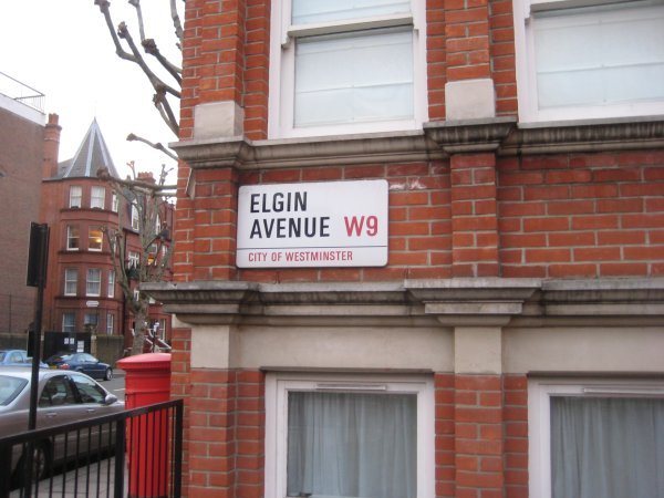 Elgin Ave Sign