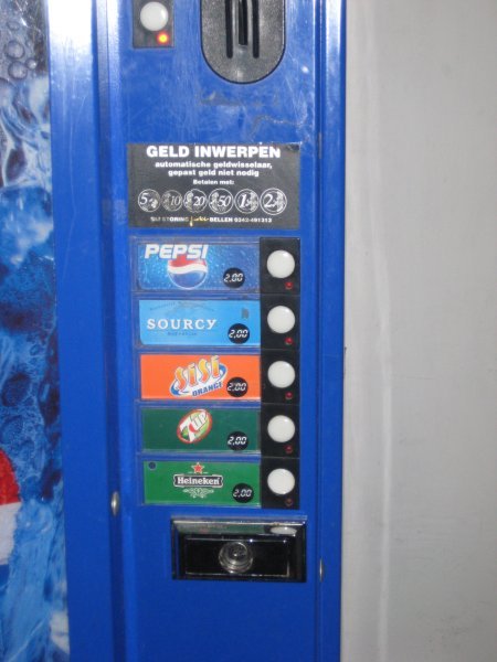 The Vending Machine in Our Hostel