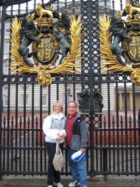 Mom and Dad Infront of Buckingham