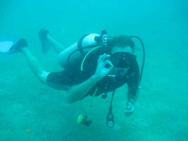 tim diving