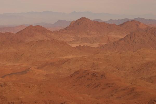View from the summit of Mt Sinai 2