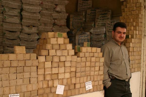 Olive soap merchant, Aleppo