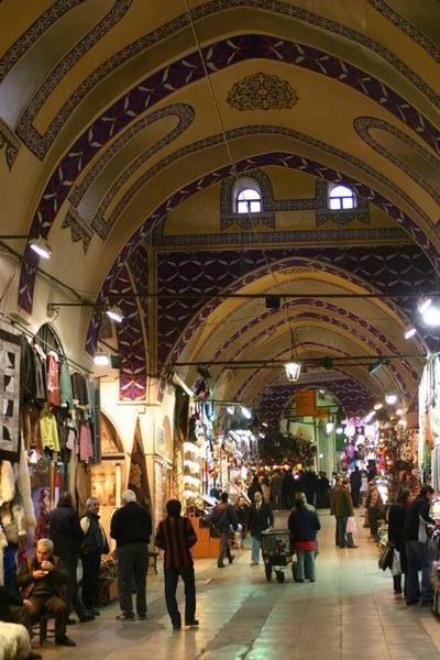 Istanbul Bazaar - great shopping if you have the cash